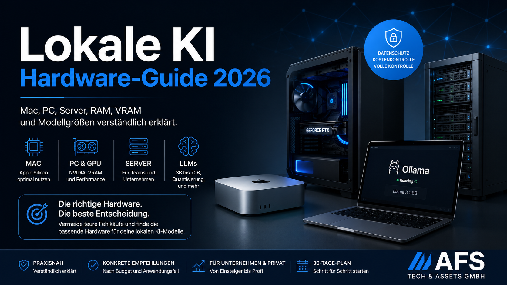 Lokale KI: Der Hardware-Guide 2026 – Cover